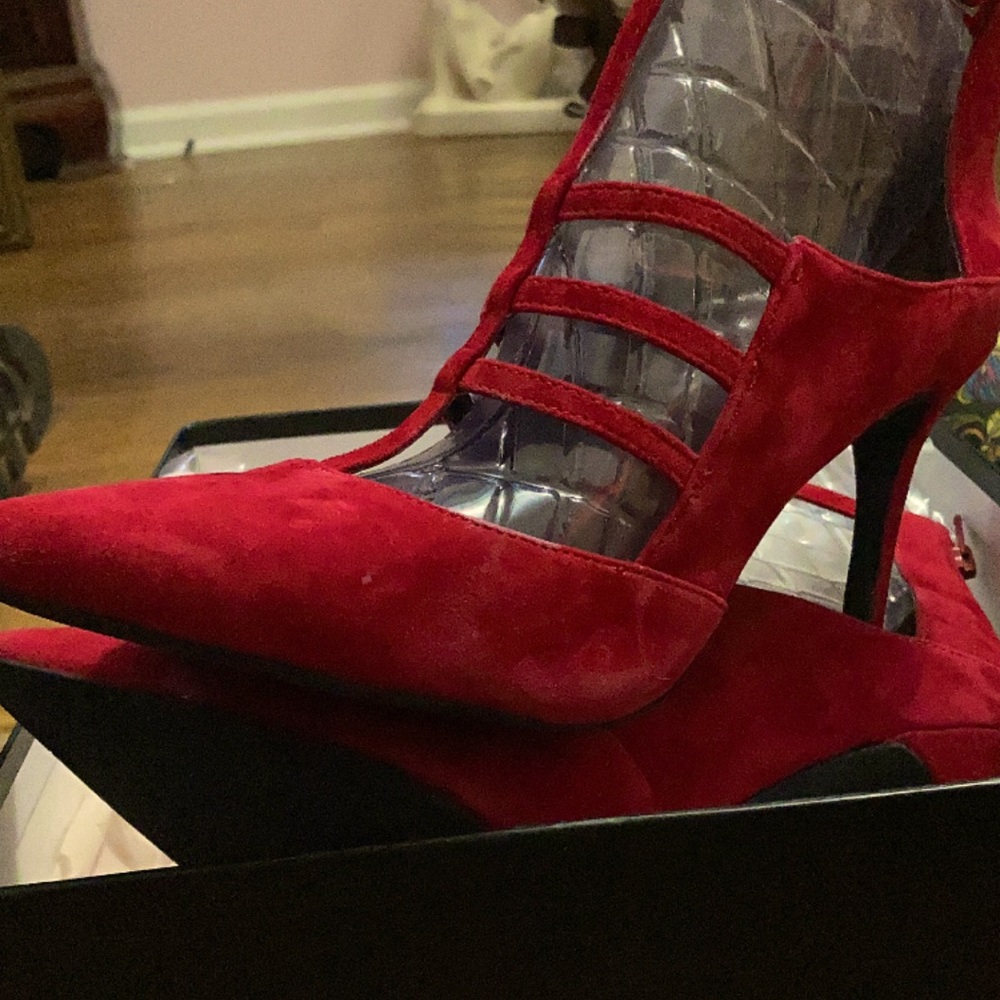 Christmas Suede Heels